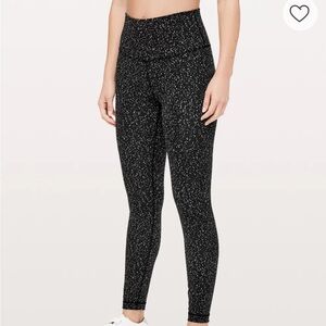 Black Patterned Leggings